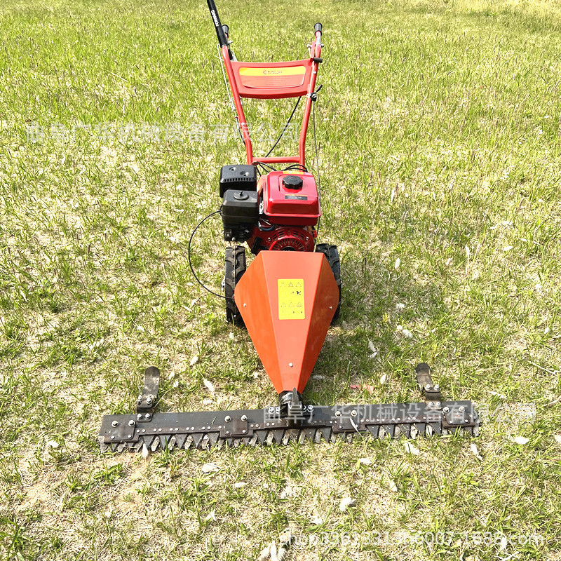 热销自走式草坪机汽油手推割草机果园小型柴油留茬剪草机