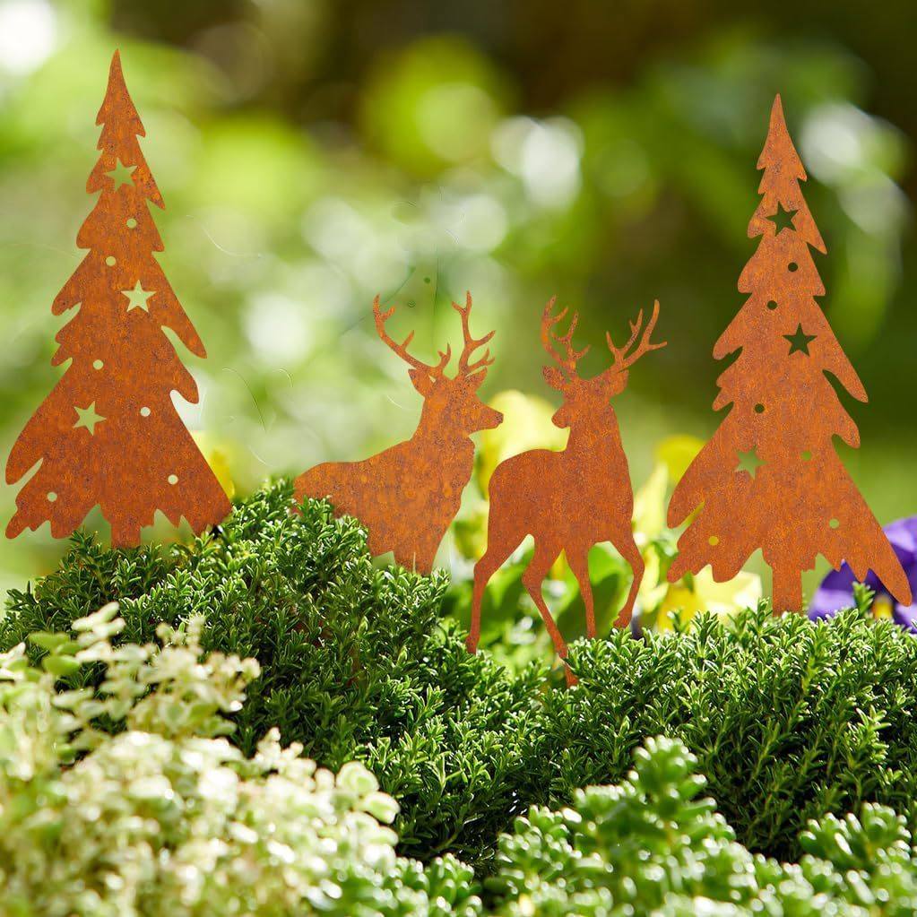 生锈剪影复古森林装饰麋鹿节日布置道具圣诞树铁艺小鹿批发,节庆用品/礼品,拉花,淘宝优惠券,粉丝福利购,淘宝优惠卷