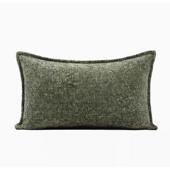 样板房客厅抱枕轻奢简约现代软装 沙发靠垫方枕样板间酒店墨绿抱枕