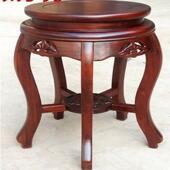 大圆桌实木椅组合仿古中式 老榆木圆桌餐桌小户型饭店酒店圆形新款