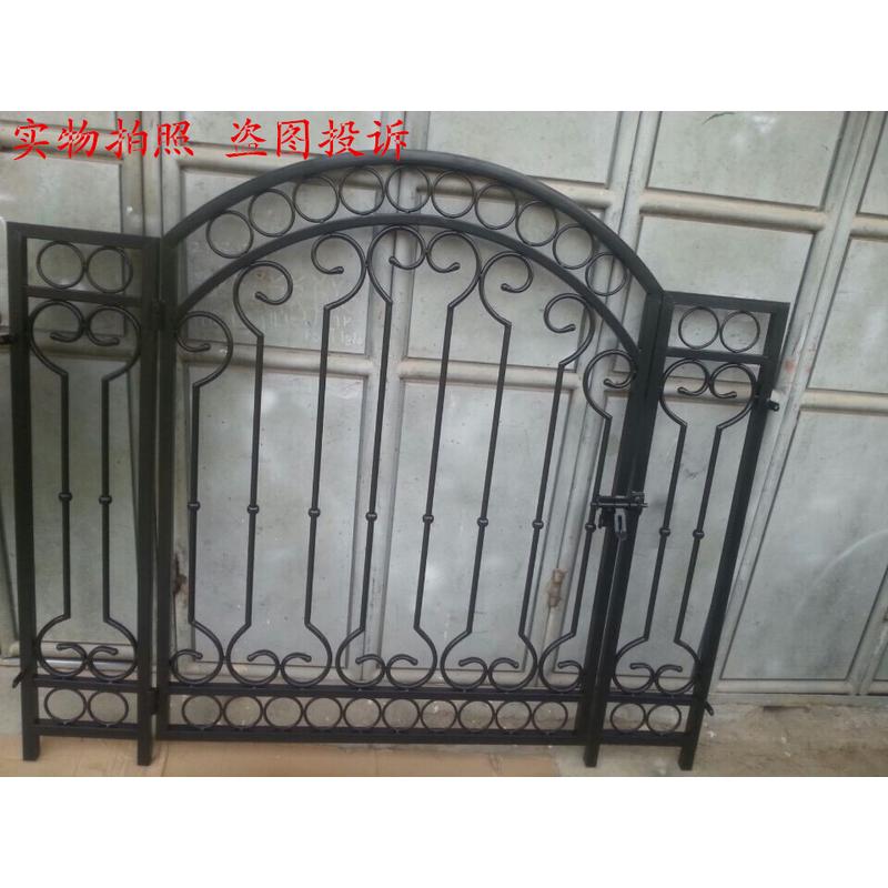 热销欧式铁艺庭院大门小门别墅后花园小门进出防盗门门单开门走廊