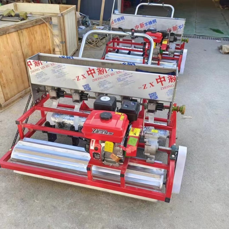 热销双排二十行播精蔬菜机厂家免间苗汽油播种机自走式多用途点播