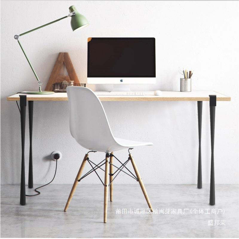 热销厂家桌脚桌腿金属腿支架铁艺桌腿餐桌桌子餐桌打孔腿夹式家具