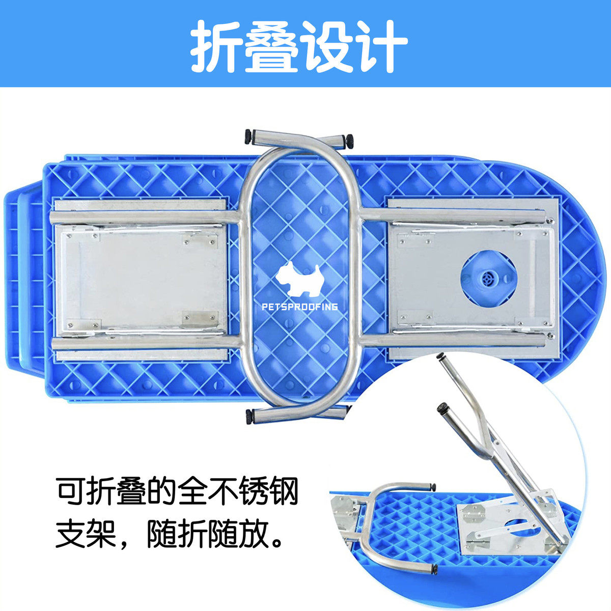宠物洗猫咪abs狗狗洗澡盆大小型犬澡池浴缸浴池宠物店加厚池子