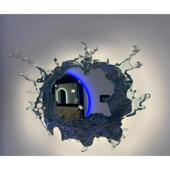 艺术镜瑞水之镜镜镜设计师款 客厅浴室镜装 饰水滴智能led