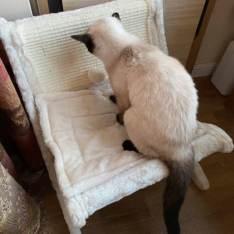 宠物睡床沙发床猫晒太阳椅子窗台睡觉躺椅猫床剑麻猫抓板猫窝猫咪