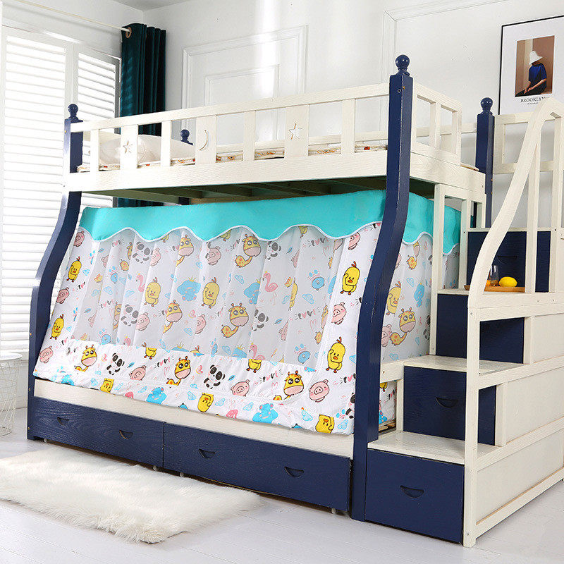 子母床下铺梯形支架遮光蚊帐书架款1.5高伸缩家用宿舍用拉链方帐,床上用品,蚊帐,淘宝优惠券,粉丝福利购,淘宝优惠卷