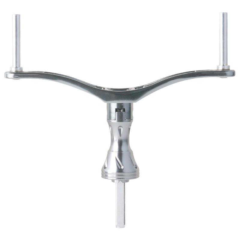 得趣纺车轮摇臂渔轮配件路亚鱿鱼轮双摇臂改装diy握把丸s牌四角握