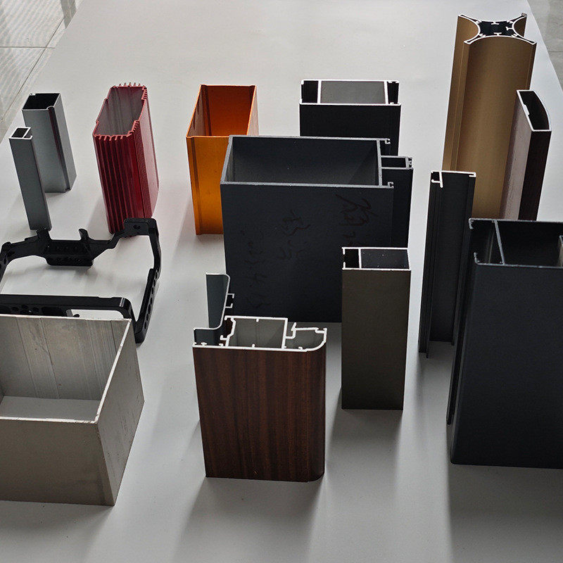 多颜色多样各式喷涂喷砂阳极铝材电泳挤压氧化来图来样开模定制