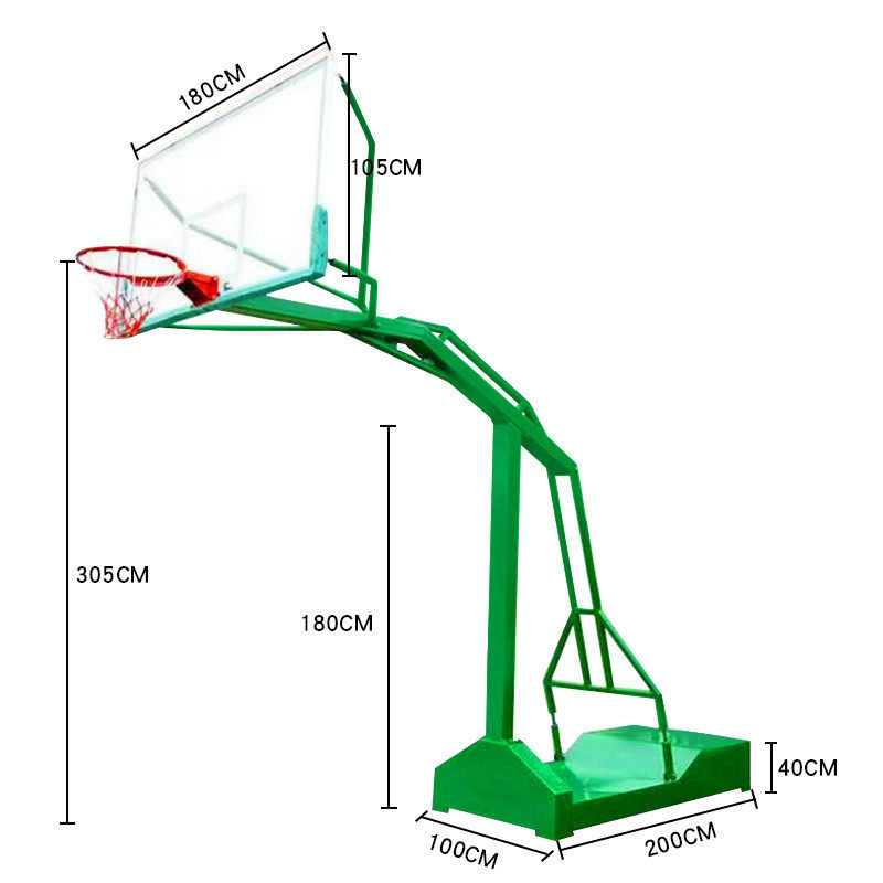 移动户外篮球架标准成人篮球架室外升降篮球架比赛可移动篮球架