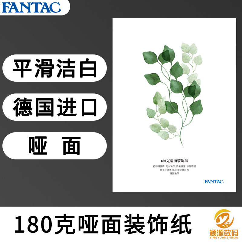 泛太克哑面装饰纸180克防水彩喷纸艺术微喷画芯展览照打印相纸