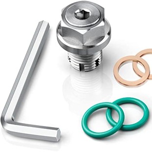 不锈钢自攻清螺纹放油塞 回油塞 m14.1 1.5x15mm大号油盘管式