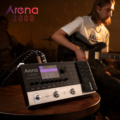热销donner唐合电吉他效果器arena2000综合失真农成单块鼓机loop