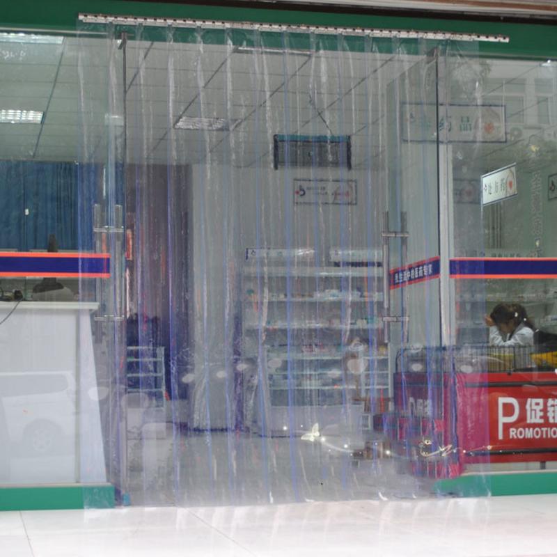 pvc塑料门帘防蚊批发商用场所平板软门帘成品隔帘整卷厂家空调帘