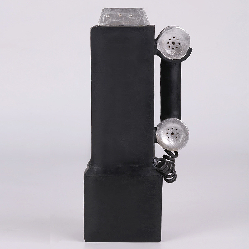 厂家直供欧式复古电话机摆件创意批发摆件家居装饰树脂