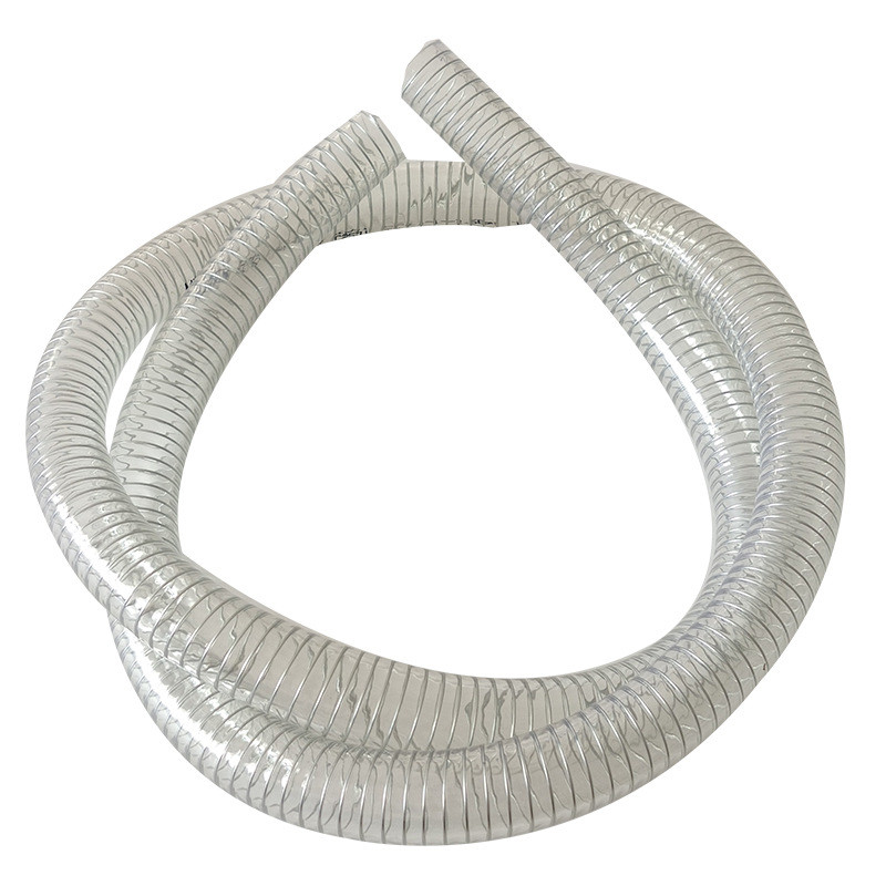 pvc硅胶透明钢丝软管防静电耐油耐低温油管卸加厚塑料复合管定制