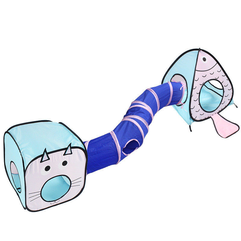 可折叠宠物通道猫隧道猫钻帐篷猫窝四季通用diy滚地龙,宠物/宠物食品及用品,猫抓板,淘宝优惠券,粉丝福利购,淘宝优惠卷