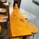 实木大板吧台桌水吧奶茶店桌椅组合桌靠墙桌酒吧酒吧台家用高脚桌