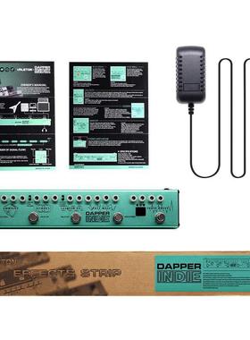 热销valeton多效果吉他indie踏板敲击音失真混响延迟和fuzz合唱相