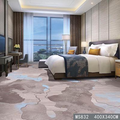 沃尔顿酒店过道地毯耐脏3d加捻满铺整铺宴会厅大面积印花地毯阻燃