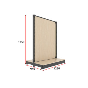 钢木货架精品文具店中岛货架展示架百货日用品商超市货架货架超