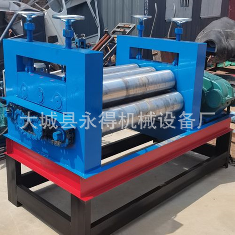 热销全自动铁板压平机 电动铝板纸板整平开平机小型滚筒压平机平