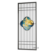 中式 铁艺不锈钢屏风隔断墙客厅卧室遮挡家用玄关简约现代入户北欧