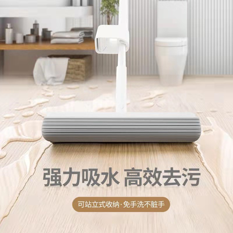 【简简风百货】海绵拖把免手洗懒人一拖净平板大号变硬胶棉头