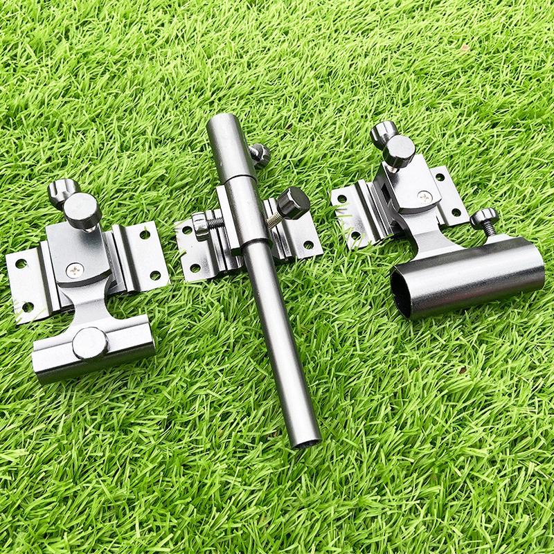 铝镁合金轻钓箱配件三件套炮片式灯架钓鱼伞架鱼护插台架饵盘架