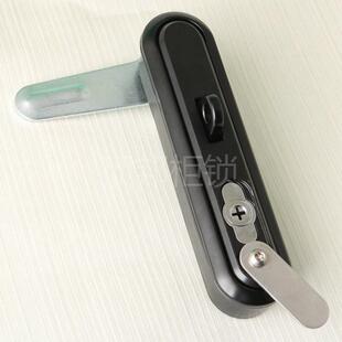 dinbongms8012z-1-1黑色平面锁工业控制箱箱开关机柜配电器锁