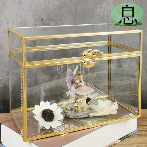 622a几何!工厂直销微景观包邮多肉植物玻璃花房婚礼卡片盒