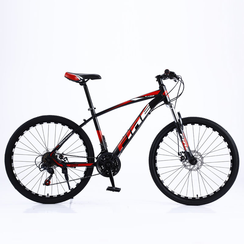 26寸山地车变速成人自行车减震双碟刹Bicycle外贸款单车