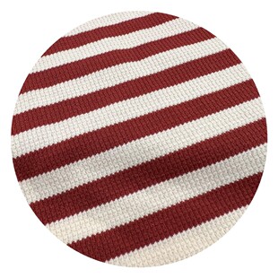 现货全棉华夫格布料面料针织条纹家居服条纹色织横条华夫格面料