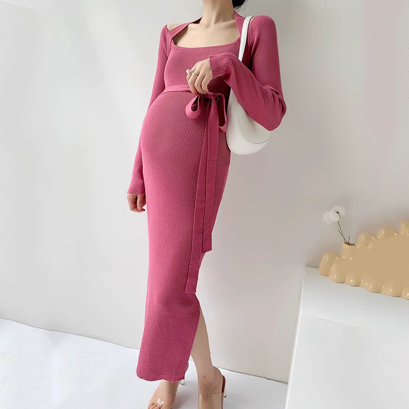 秋冬孕妇度假裙裙韩版挂脖裙纯色打底气质显瘦,孕妇装/孕产妇用品/营养,连衣裙,淘宝优惠券,粉丝福利购,淘宝优惠卷