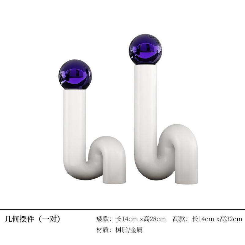 新中式软装玄关摆件客厅酒柜家居禅意电视柜样板房售楼处橱窗摆设