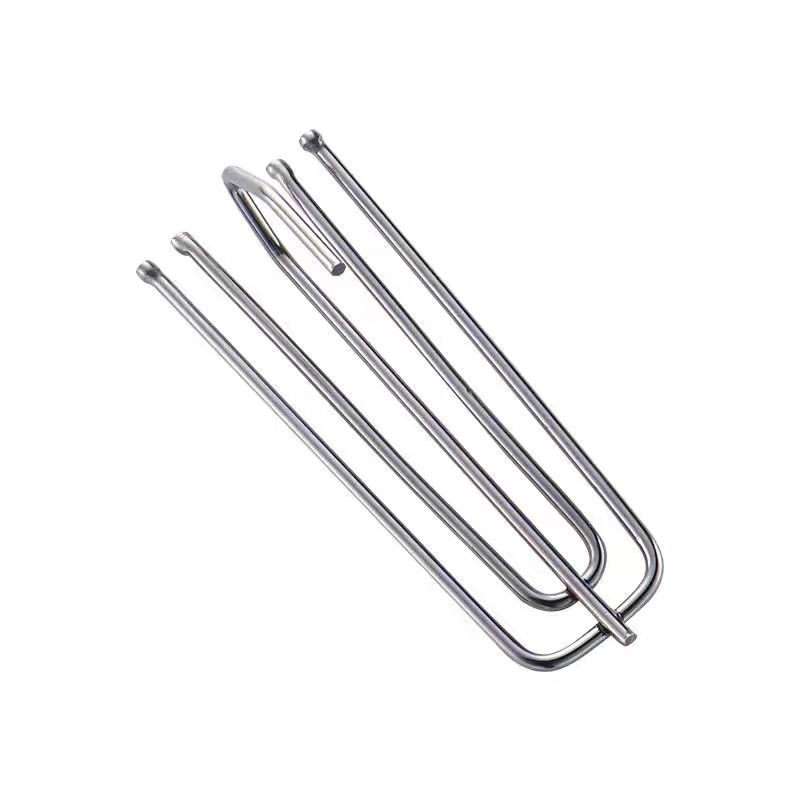 不锈钢窗帘轨道批发窗帘四爪挂钩窗帘单钩窗帘挂钩钩子窗帘配件