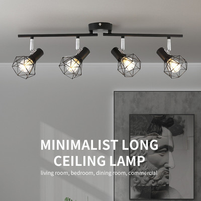 Adjustable Angle Ceiling Light Bedroom E27 Living Room