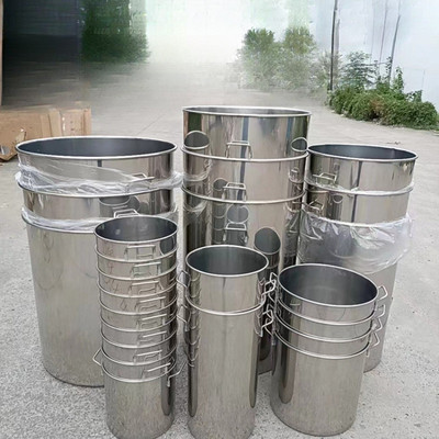 不锈钢桶带盖50大桶商用汤桶40圆桶45水桶80大锅60吊桶卤锅乐华庚