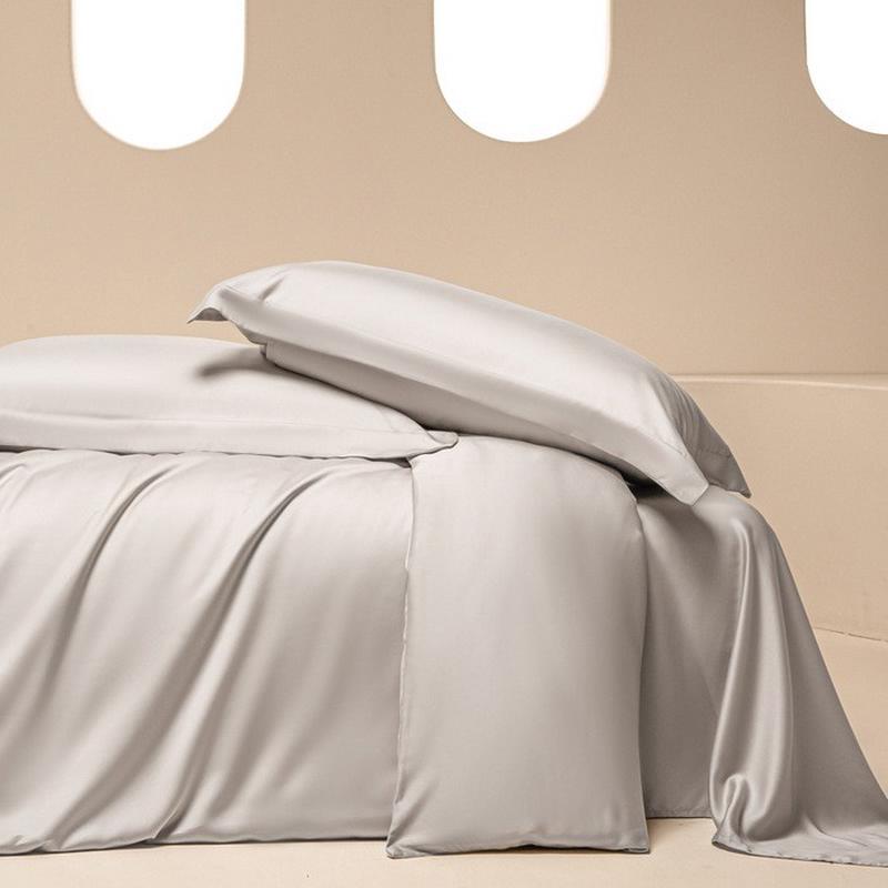 夏季高级感100赛尔莱支天丝四件套冰丝床单被套丝滑裸睡床上用品4