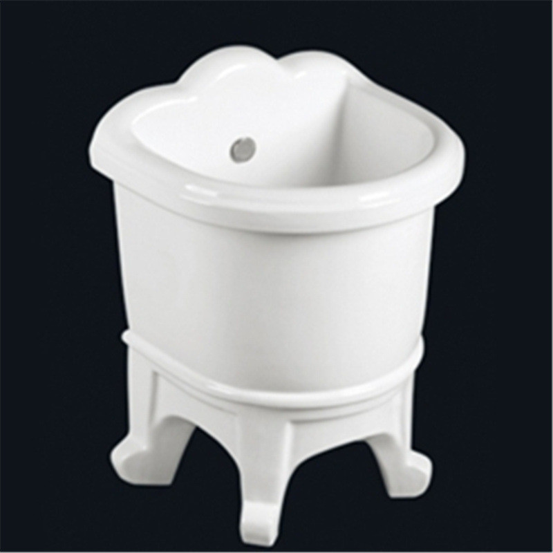 家用陶瓷拖把墩布池洗拖布池排水台池阳陶瓷洗拖把槽池卫生间地盆
