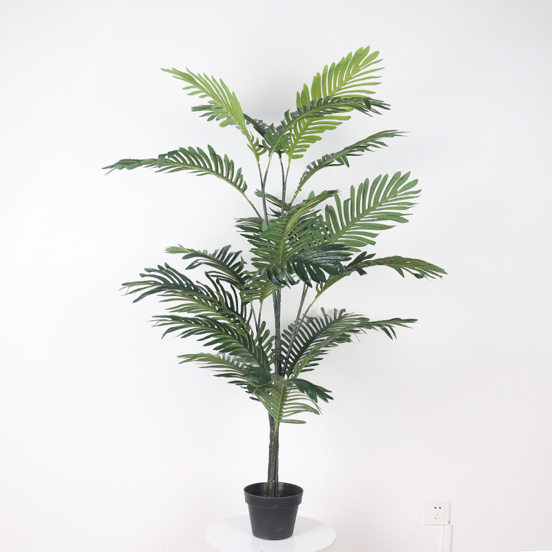落地大型仿真树植物绿植盆景北欧棕榈树散尾葵珍珠葵凤尾葵盆栽