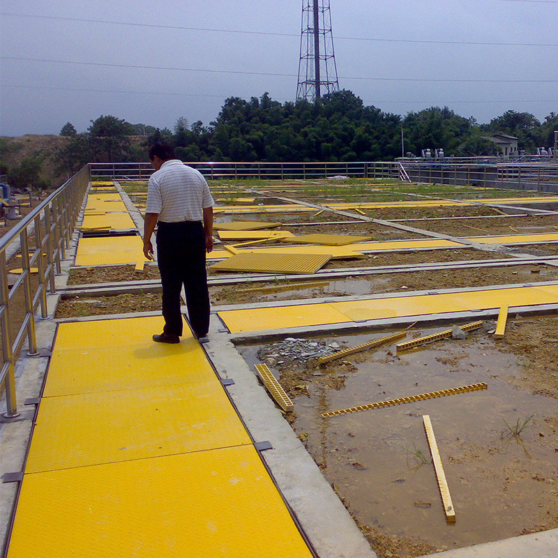 厂家直供化工电子电力花纹光伏玻璃钢盖板可切割防滑承重盖板