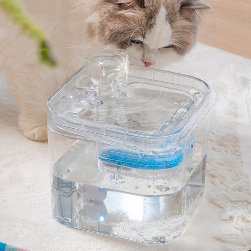 智能宠物饮水机过滤狗狗饮水器全透明自动循环猫咪猫狗喝水喂水器