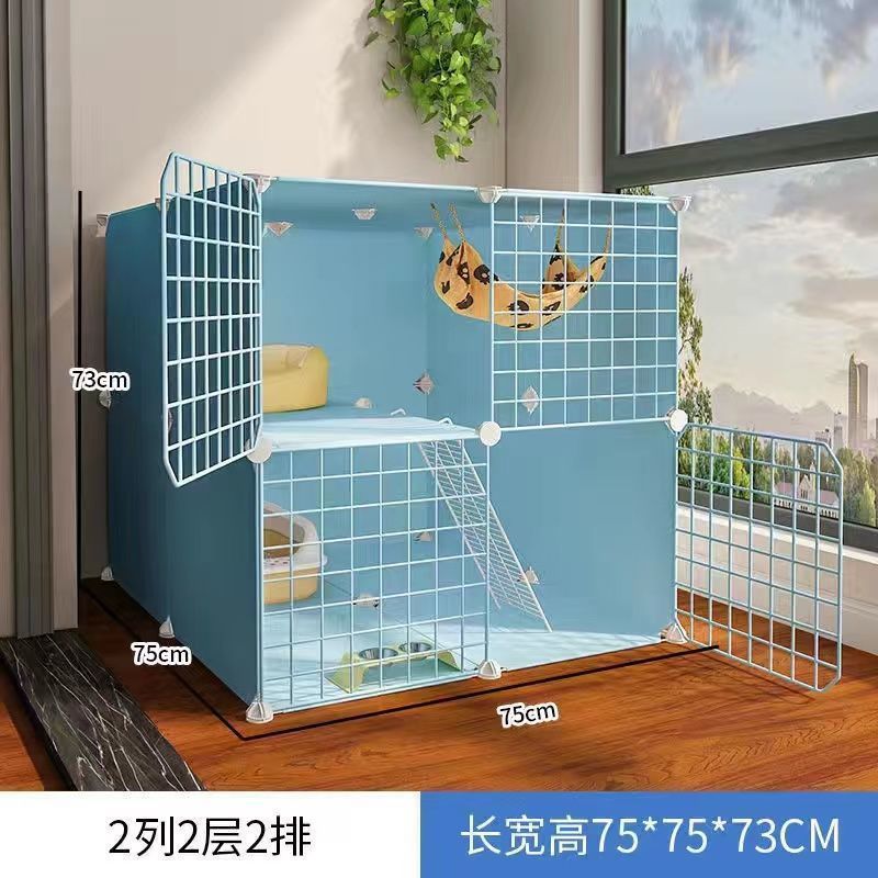 猫笼子双层三层家用幼猫咪用品室内猫别墅猫窝加密带厕所猫舍