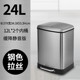 ihouse垃圾桶不锈钢干湿分类脚踏垃圾桶双桶食堂厨房卫生间现货