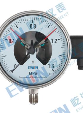 耐震电接点压力表\Y150 304 0-60MPa G1\2 径向 316LYXCN-150H