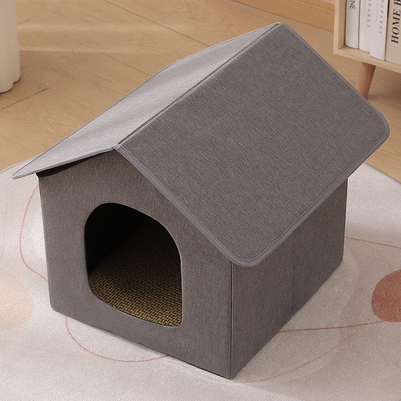 猫别墅大空间可折叠猫窝封闭式猫房子户外防雨猫屋猫房子新款