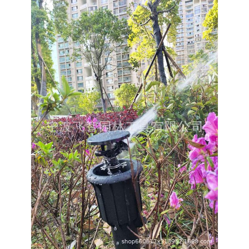 6分地埋自动360度园林可调伸缩式草坪绿化喷头旋转洒水器制梁养护