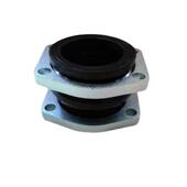 松套法兰用连接液压油泵软橡胶软接头丁腈ng耐油菱形橡胶避震喉