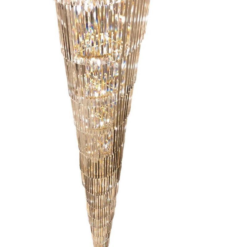 非标定制s玻璃形楼梯吊灯酒店大堂售楼部沙盘宴会厅会所ktv烤弯螺